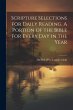 Scripture Selections for Daily Reading.... - Bild 1