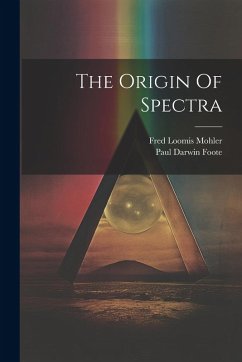 Cover The Origin Of Spectra