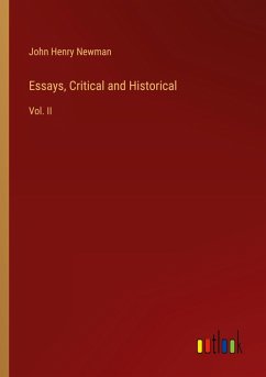 Essays, Critical and Historical Essays, Critical and Historical