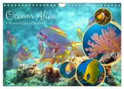 Oceans Alive - A World of Color and Diversity (Wall Calendar 2025 DIN A4 landscape), CALVENDO 12 Month Wall Calendar