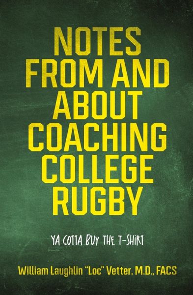 Notes from and about Coaching College Rugby