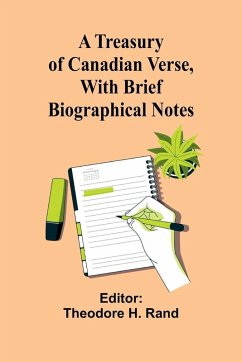 Cover A Treasury of Canadian Verse, with Brief Biographical Notes