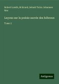 Leçons sur la poésie sacrée des hébreux Leçons sur la poésie sacrée des hébreux