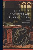 Le Droit De Propriété Dans Saint Augustin Le Droit De Propriété Dans Saint Augustin