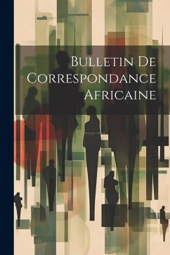 Cover Bulletin De Correspondance Africaine