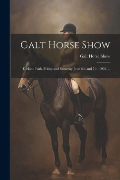 Cover Galt Horse Show