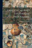 Analytical And Historical Programme Analytical And Historical Programme