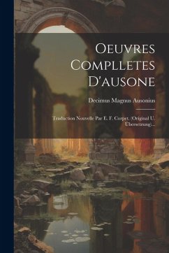 Cover Oeuvres Complletes D'ausone