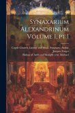 Synaxarium Alexandrinum Volume 1, pt.1