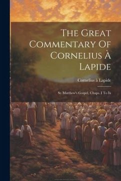 The Great Commentary Of Cornelius À Lapide: St. Matthew's Gospel, Chaps. I To Ix - Lapide, Cornelius À.