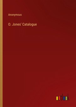 Cover O. Jones' Catalogue