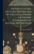 Interrogatory Lectures Belonging to the... - Bild 1