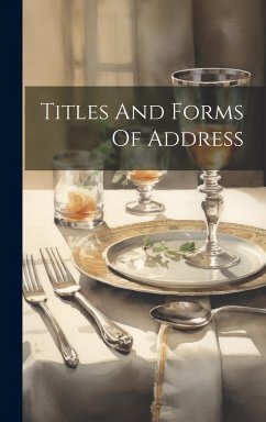 Cover Titles And Forms Of Address