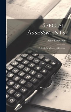 Cover Special Assessments: A Study In Municipal Finance