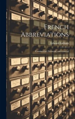 Cover French Abbreviations: Commercial, Financial, and General