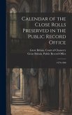 Calendar of the Close Rolls Preserved in the Public Record Office: 1279-1288