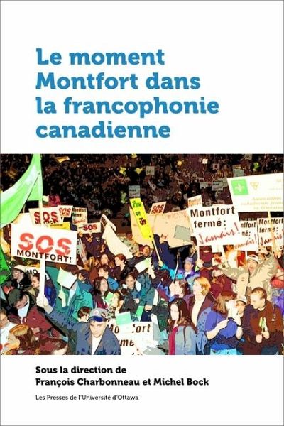 Le Moment Montfort Dans La Francophonie Canadienne Le Moment Montfort Dans La Francophonie Canadienne