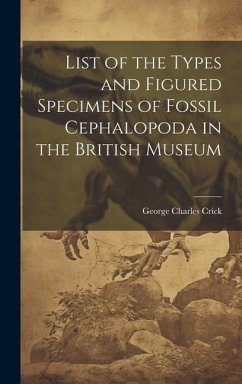 Cover List of the Types and Figured Specimens of Fossil Cephalopoda in the British Museum