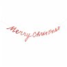 Girlande Merry Christmas, Glitter, Rot,... - Bild 1