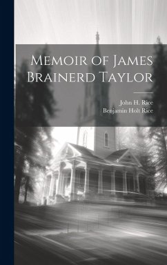 Cover Memoir of James Brainerd Taylor
