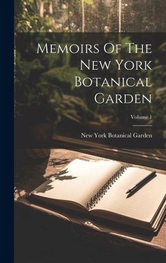 Cover Memoirs Of The New York Botanical Garden; Volume 1