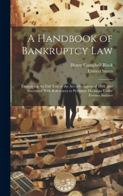 Cover A Handbook of Bankruptcy Law