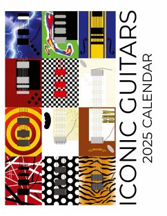 Cover Iconic Guitars 2025 Calendar