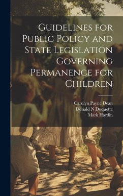 Cover Guidelines for Public Policy and State Legislation Governing Permanence for Children