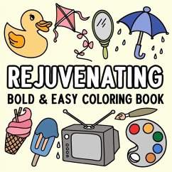 Cover Rejuvenating Bold and Easy Coloring Book