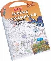 Ilginc Dinozorlar Boyama Posteri - Kolektif