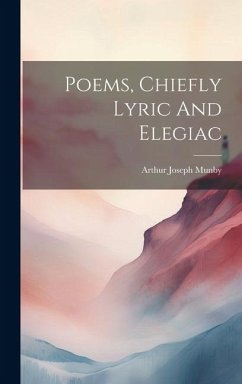Cover Poems, Chiefly Lyric And Elegiac