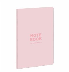 Cover Teneues - A5 Notebook: Pastel Pink, 140 Lined Pages, Raw Sewn Spine, Lays Flat