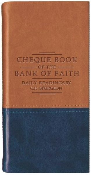 Chequebook of the Bank of Faith - Tan/Blue Chequebook of the Bank of Faith - Tan/Blue