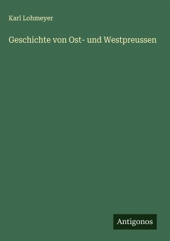 Cover Geschichte von Ost- und Westpreussen