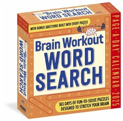 Brain Workout Word Search Page-A-Day(r) Calendar 2025 - Workman Calendars