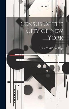 Cover Census of the City of New York