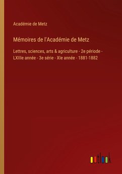 Mémoires de l'Académie de Metz