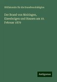 Der Brand von Meiringen, Eisenbolgen und Hausen am 10. Februar 1879