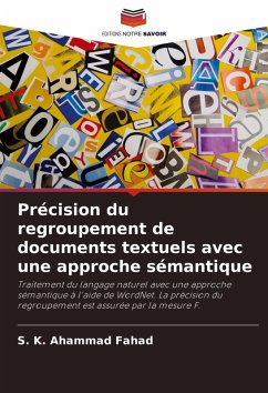 Cover Précision du regroupement de documents textuels avec une approche sémantique