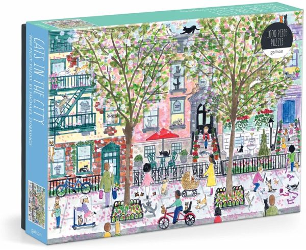 Michael Storrings Cats In The City 1000 Piece Puzzle