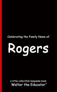 Cover Celebrating the Family Name of Rogers