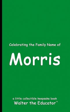 Cover Celebrating the Family Name of Morris