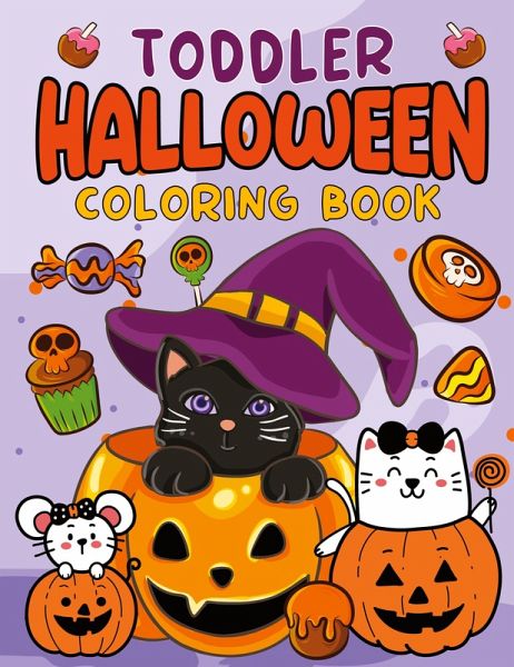 Toddler Halloween Coloring Book for Kids
