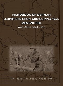 Cover HANDBOOK OF GERMAN ADMINISTRATION AND SUPPLY 1944