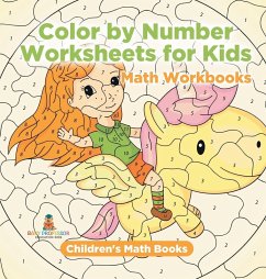 Cover Color by Number Worksheets for Kids - Math Workbooks   Children's Math Books