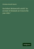 Om Robert Molesworth's skrift &quote;An account of Denmark as it was in the year 1692.&quote;