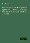 Vort medicinske Fakultets Oprindelse og Barndom. Festskrift i Anledning af Universitetets Firehundredaarsfest Juni 1879