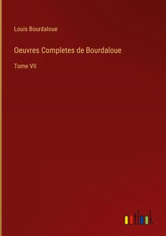 Cover Oeuvres Completes de Bourdaloue