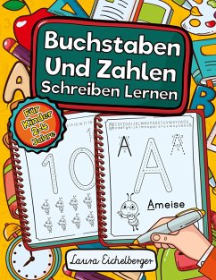 Cover Buchstaben Und Zahlen Schreiben Lernen Für Kinder 2-4 Jahre