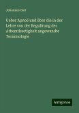 Ueber Apnoë und über die in der Lehre von der Regulirung der Athemthaetigkeit angewandte Terminologie